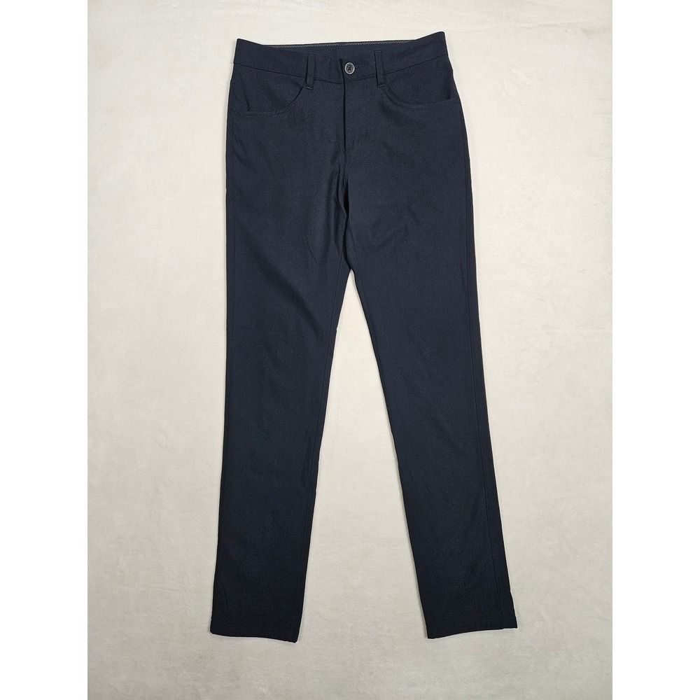 Vuori Meta Pants Mens 28 Navy Blue Technical 5-Pocket Commuter Chino V430
